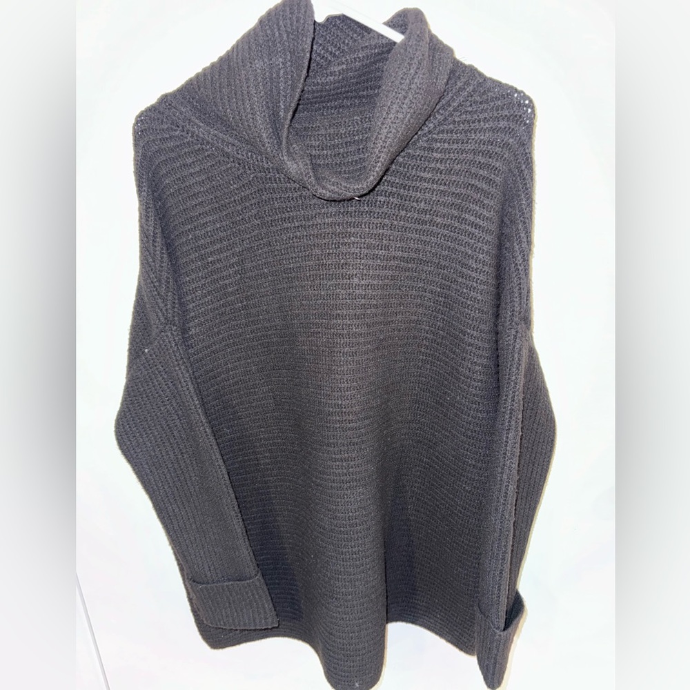Joan Cass black oversized sweater NWT size small